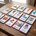 160 Printable Arabic Flashcards: Simple 3-Letter Verbs with Fatha for Kids Learning