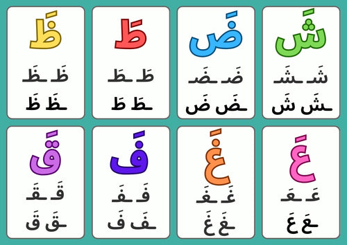 160 Printable Arabic Flashcards: Simple 3-Letter Verbs with Fatha for Kids Learning